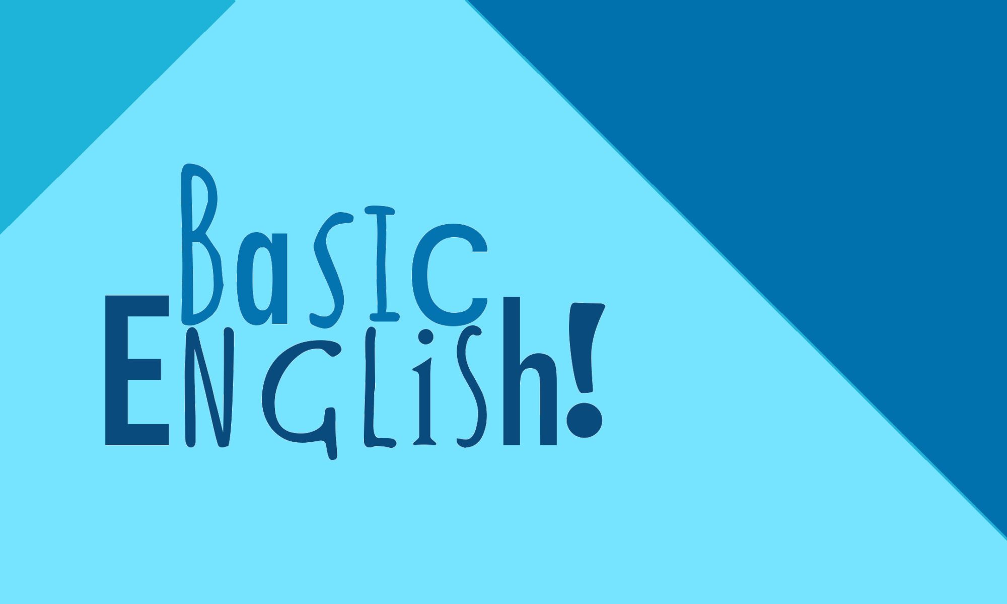 Basic English PE1001